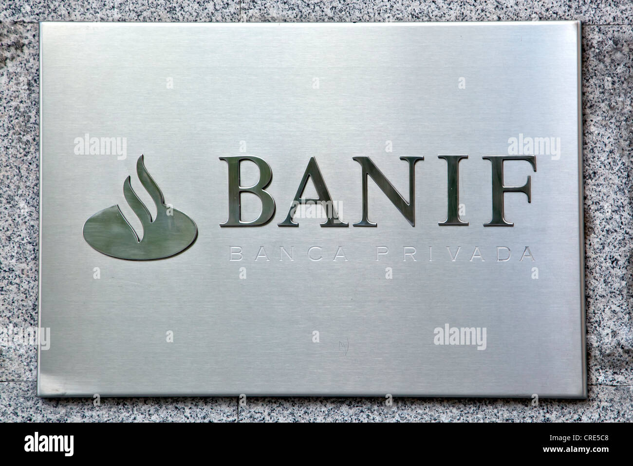 Logo Und Schriftzug Der Spanischen Bank Banco Banif Teil Der