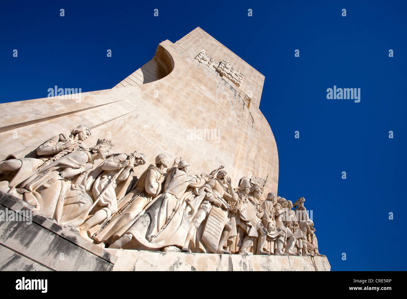 Padrão Dos Descobrimentos, Denkmal für die Entdecker zu Ehren Heinrichs des Seefahrers und der portugiesischen Entdeckungen Stockfoto