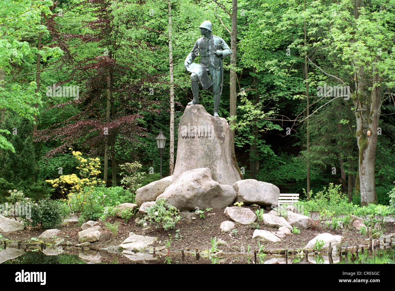 Denkmal-Explorer Hermann von Wissmann, Bad Lauterberg, Deutschland Stockfoto