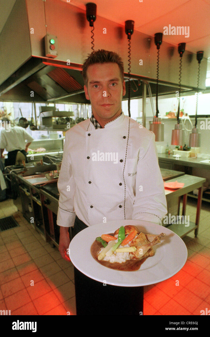 Holger Zurbrüggen, Küchenchef im Restaurant Langhans in Berlin-Mitte,  Deutschland Stockfotografie - Alamy