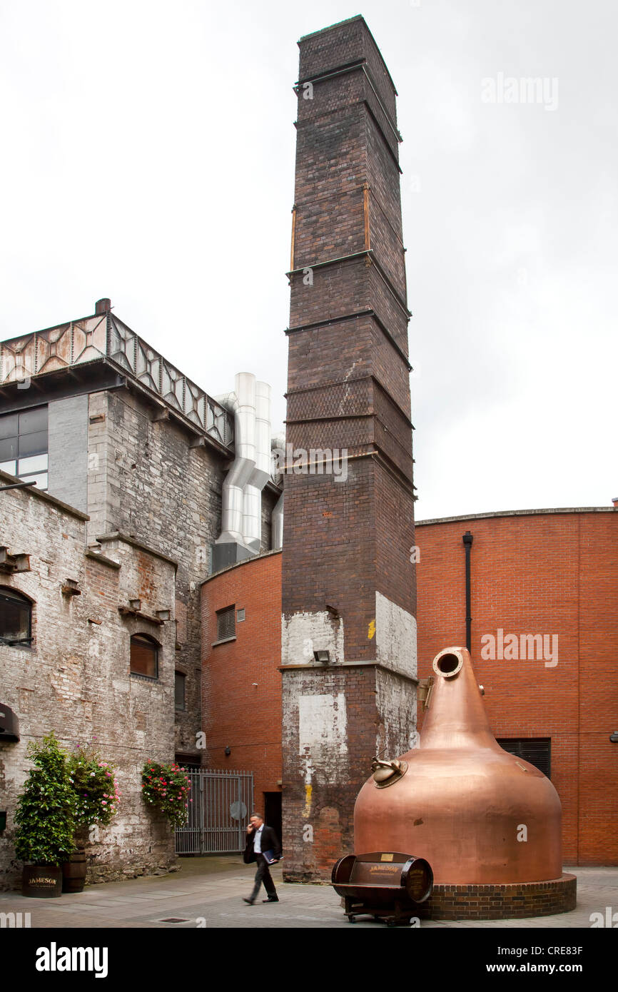 Historische Whisky noch in der Old Jameson Distillery in Smithfield Bereich, Dublin, Irland, Europa Stockfoto