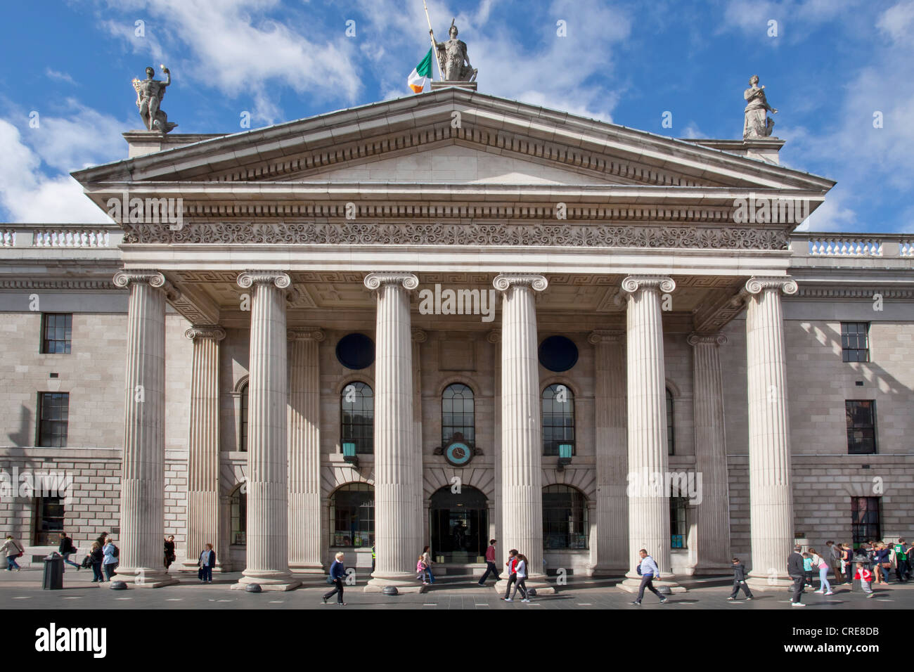 General Post Office, GPO, in O' Connell Street, Dublin, Irland, Europa Stockfoto