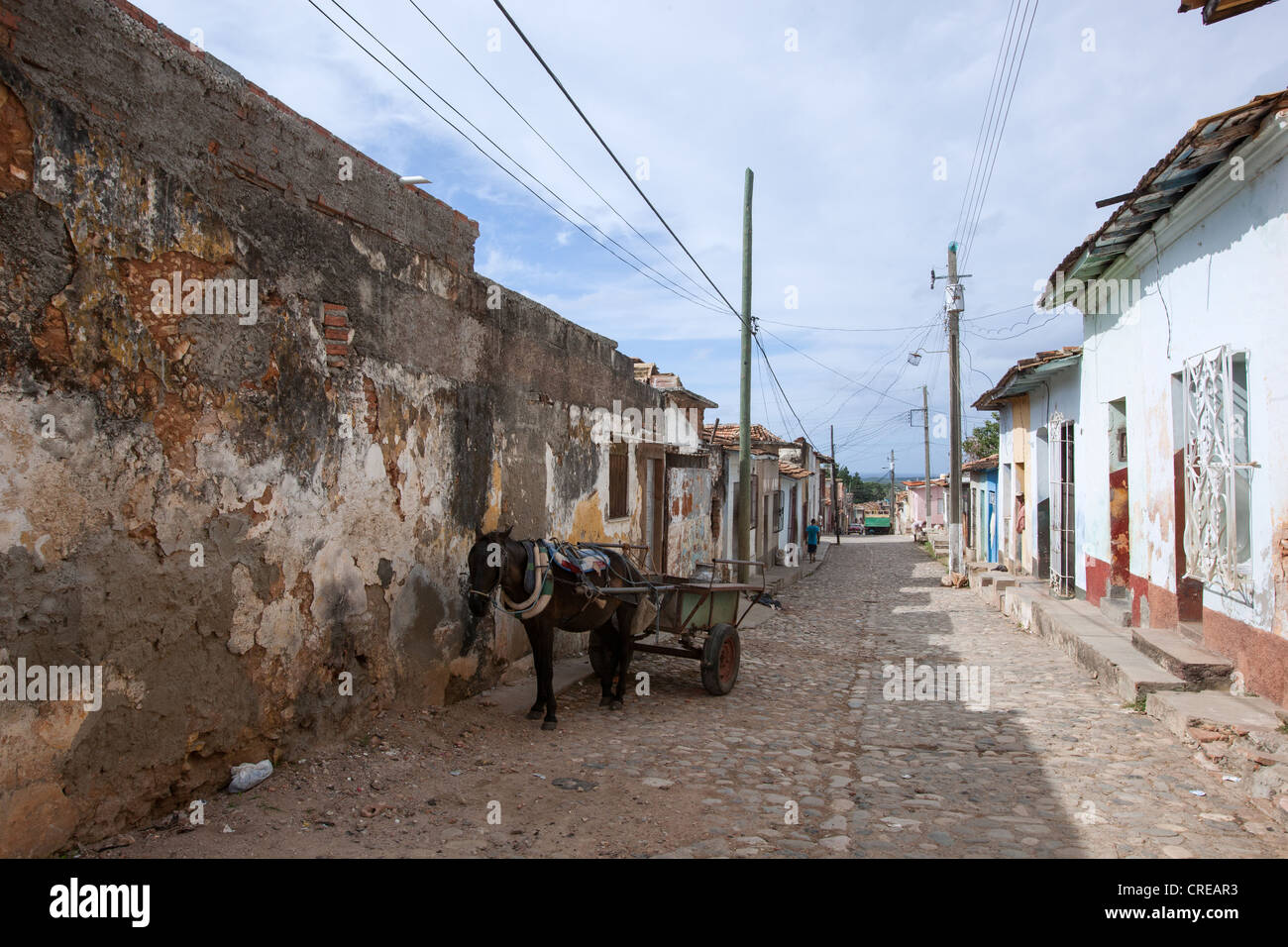 Straße in Trinidad, Kuba Stockfoto