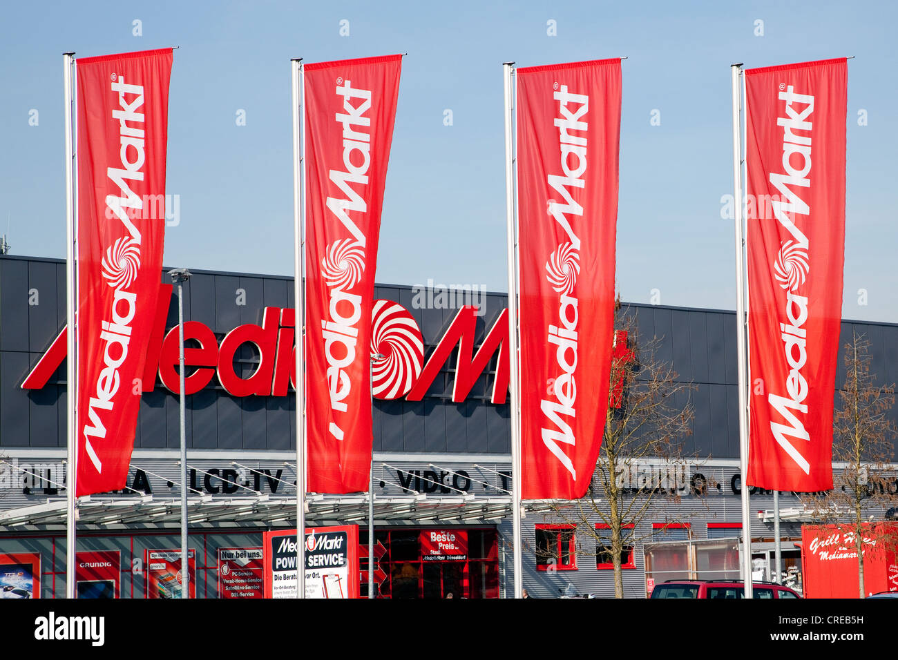 MediaMarkt der Metro Group, Metro AG, Düsseldorf, Nordrhein-Westfalen, Deutschland, Europa Stockfoto