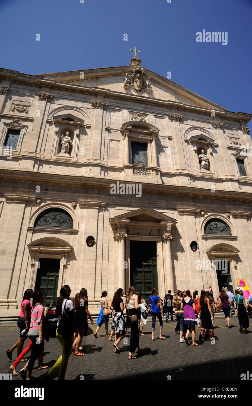 Italien, Rom, Kirche San Luigi dei Francesi Stockfoto