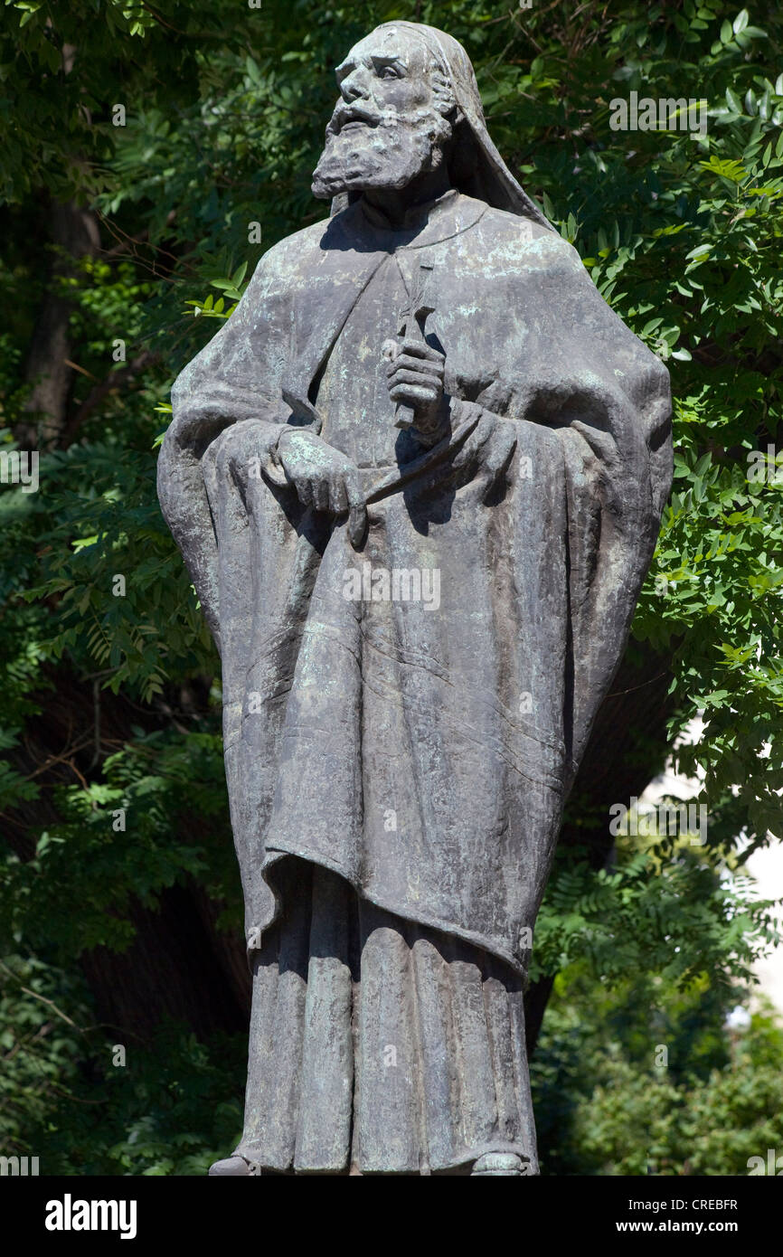 Statue des Patriarchen Eftimi in Sofia, Bulgarien Stockfoto