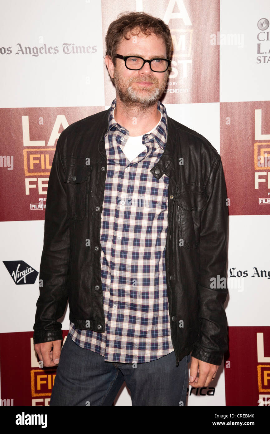 Rainn Wilson kommt bei der Los Angeles Film Festival Premiere von "Middle of Nowhere" im Regal Kinos L.A. LIVE 1. Stockfoto