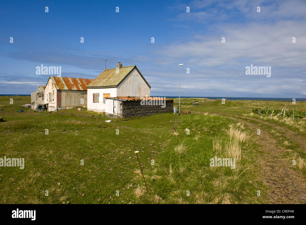 Verlassenen Bauernhof, Island, Nordeuropa, PublicGround Stockfoto