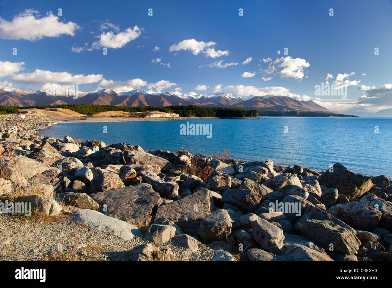 Lake Pukaki, Süden der Nordinsel Neuseelands 5 Stockfoto