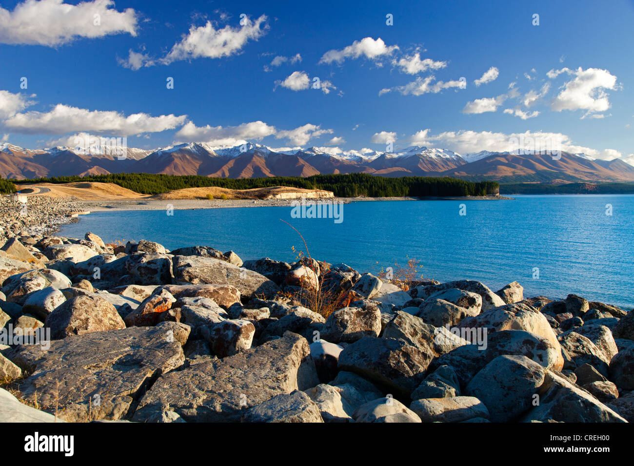 Lake Pukaki, Süden der Nordinsel Neuseelands 7 Stockfoto