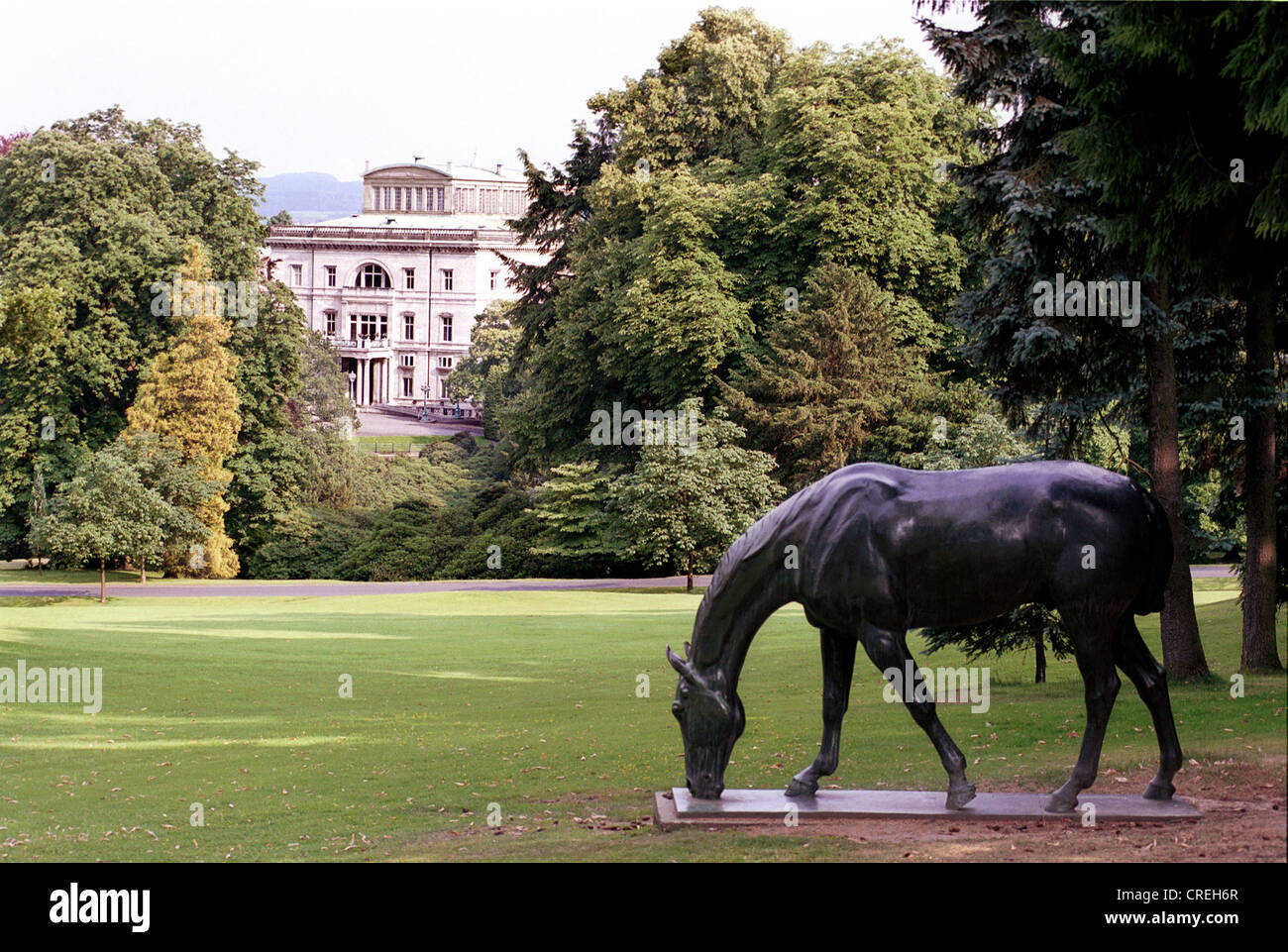 Villa Hügel in Essen, Deutschland Stockfoto