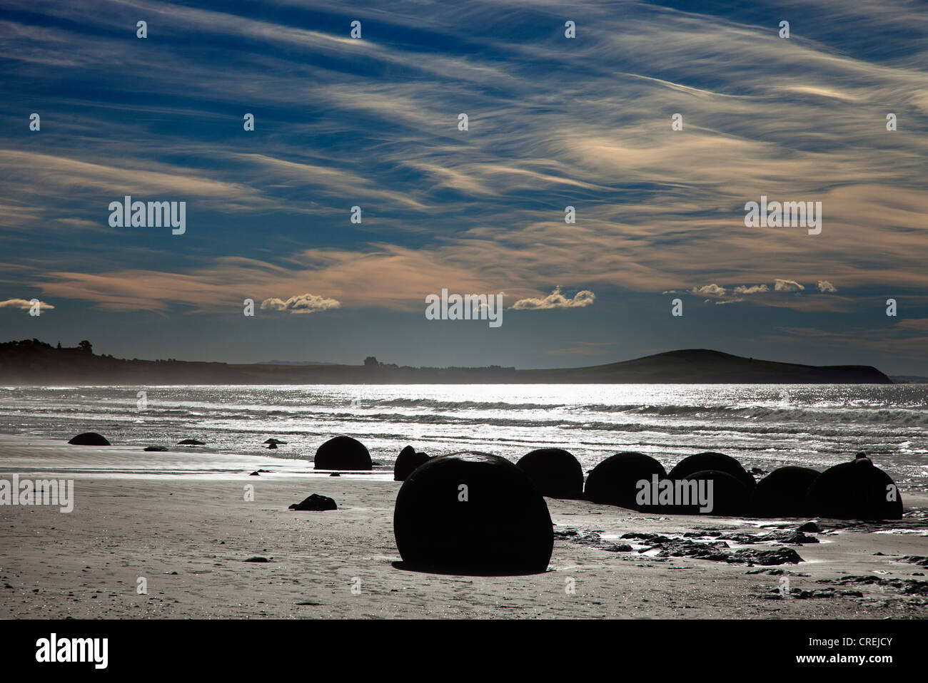 Die Moeraki Boulders, Süden der Nordinsel Neuseelands 17 Stockfoto