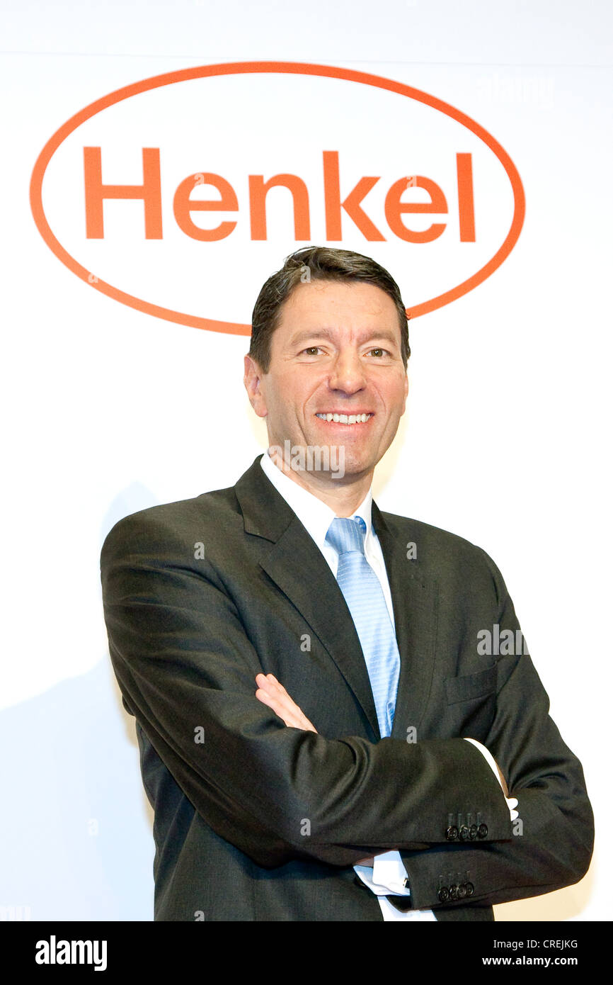 Kasper Rorsted, Vorsitzender des Vorstands, CEO der Henkel AG & Co.KG während der Jahresabschluss-Pressekonferenz am 24.02.2011 Stockfoto