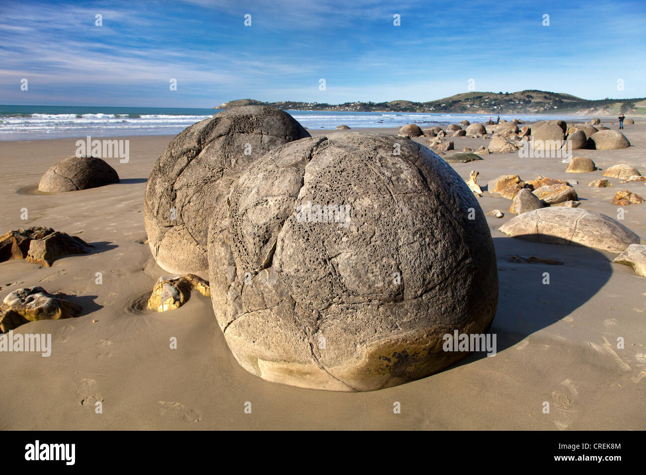 Die Moeraki Boulders, Süden der Nordinsel Neuseelands 30 Stockfoto