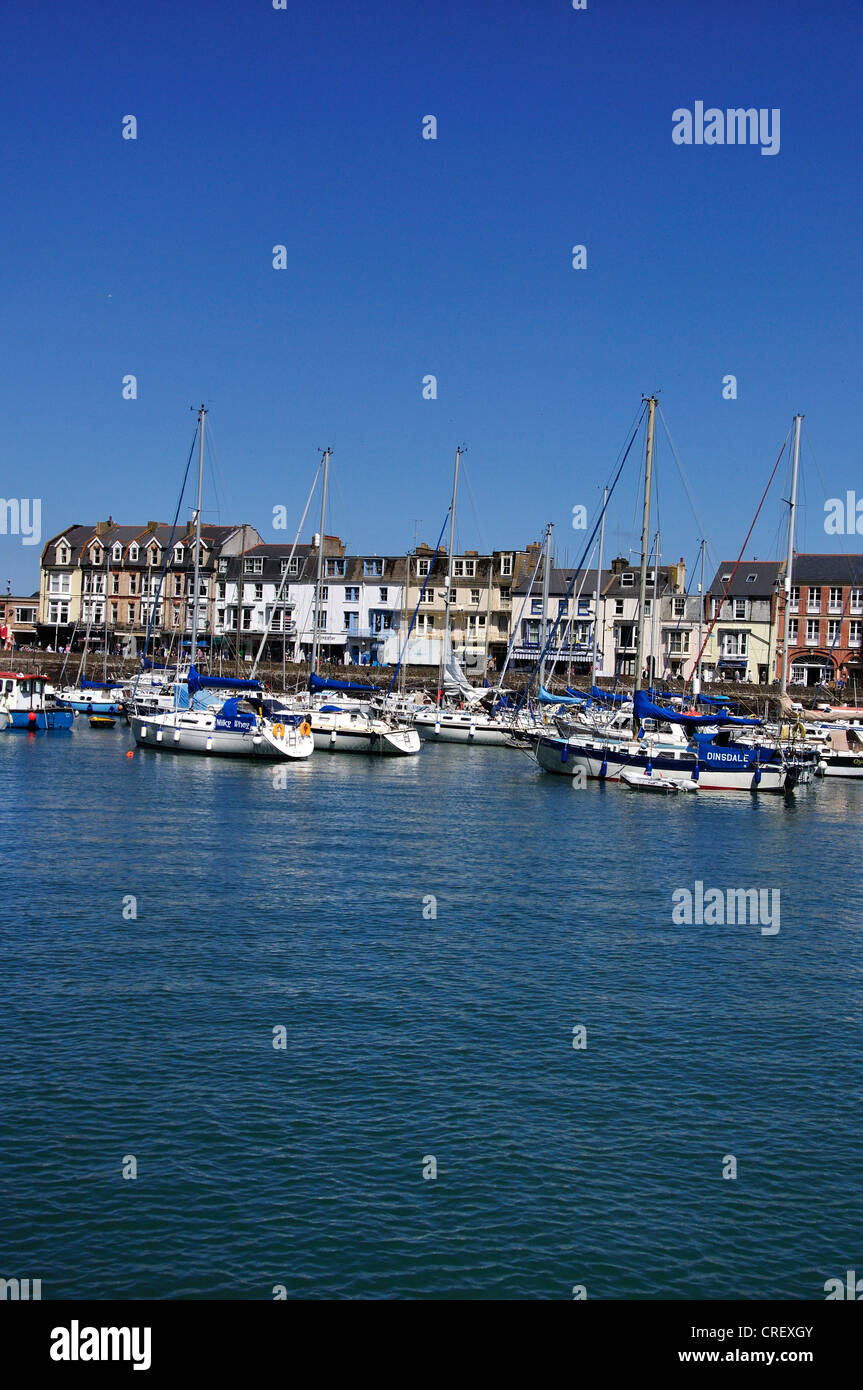 Den schönen Hafen von Ilfracombe Devon UK Stockfoto