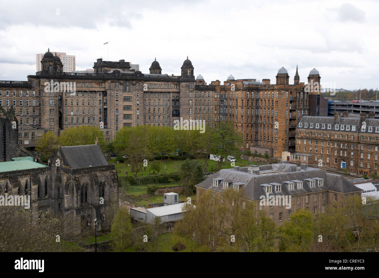 Glasgow Royal Infirmary nhs Krankenhaus Schottland, Vereinigtes Königreich Stockfoto