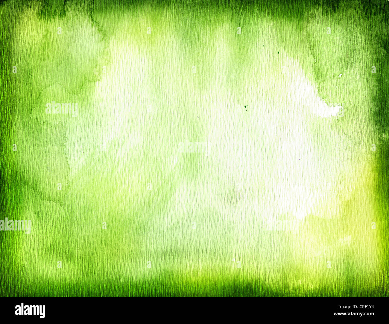 Grünen Aquarell Hintergrund Stockfoto