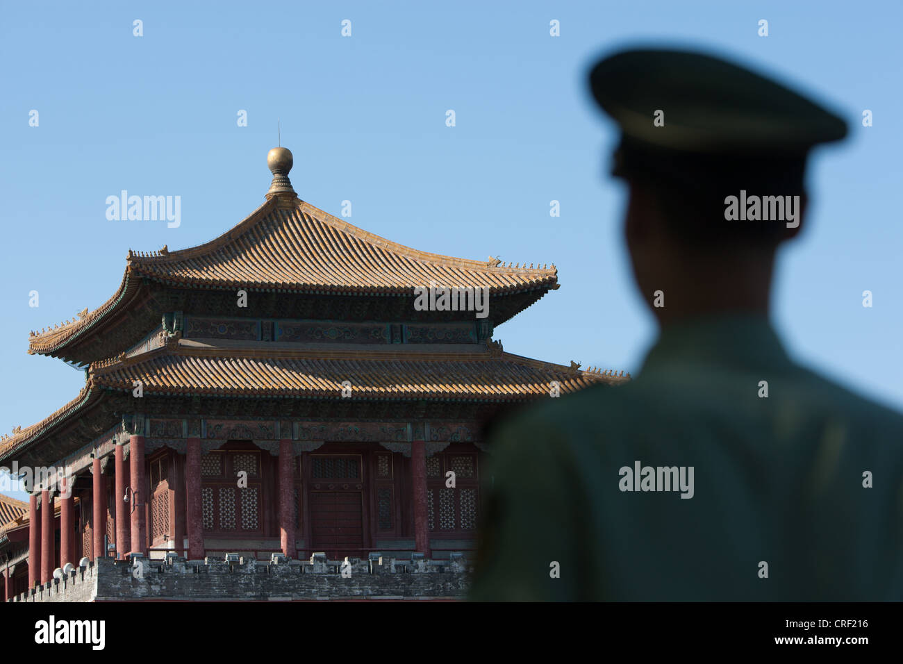 Die Verbotene Stadt in Peking, China Stockfoto