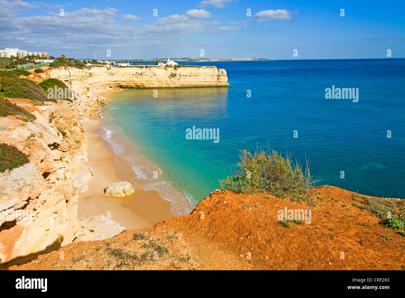 Praia Nova, Armacao de Pera, Portugal, Algarve Stockfoto