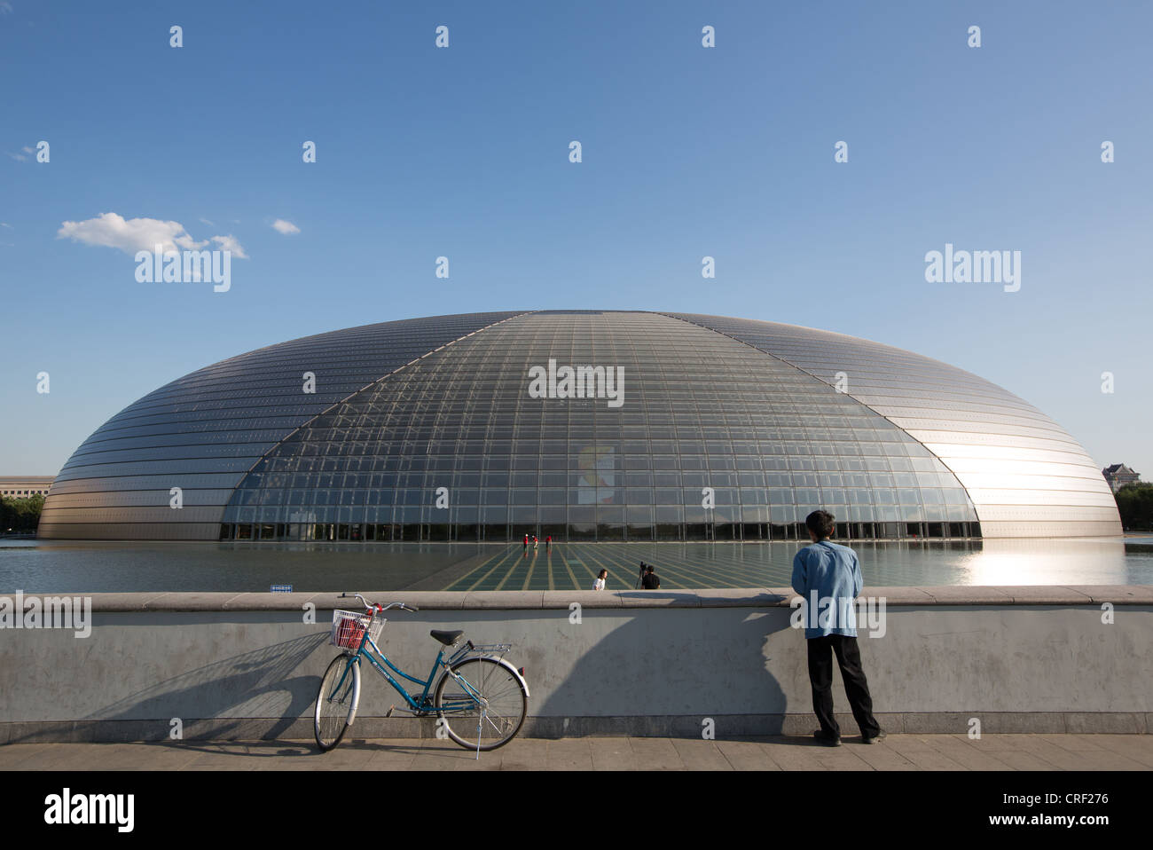 National Grand Theatre, (entworfen von Aeroports de Paris), in Peking, China Stockfoto