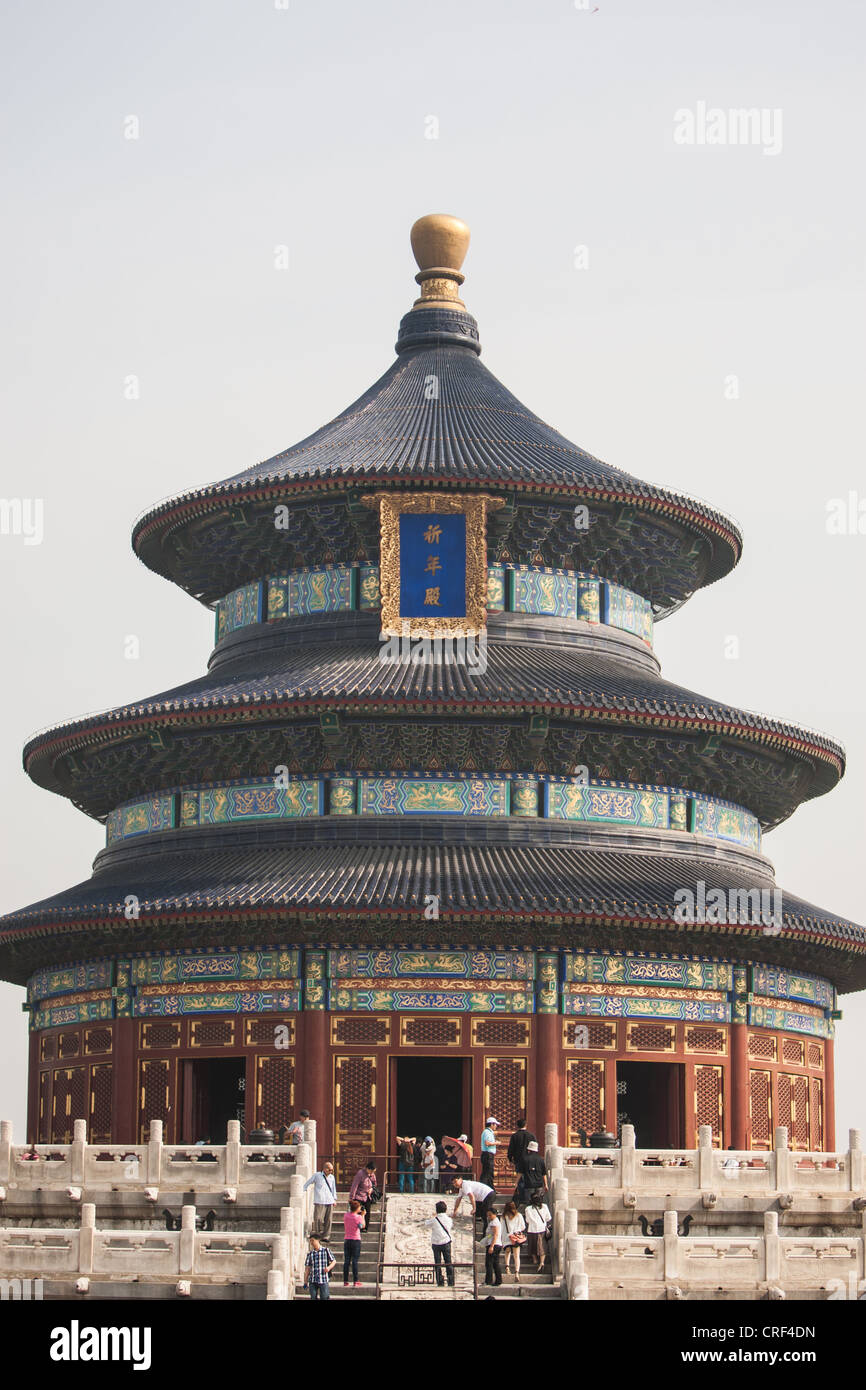 Halle des Gebets für gute Ernten, (Qinian DIan), bei der Himmelstempel in Peking, China Stockfoto