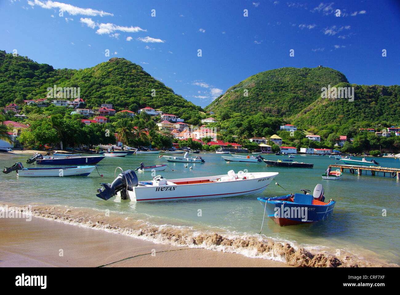 Les Saintes, Terre de Haut, Guadeloupe, Karibik Stockfoto