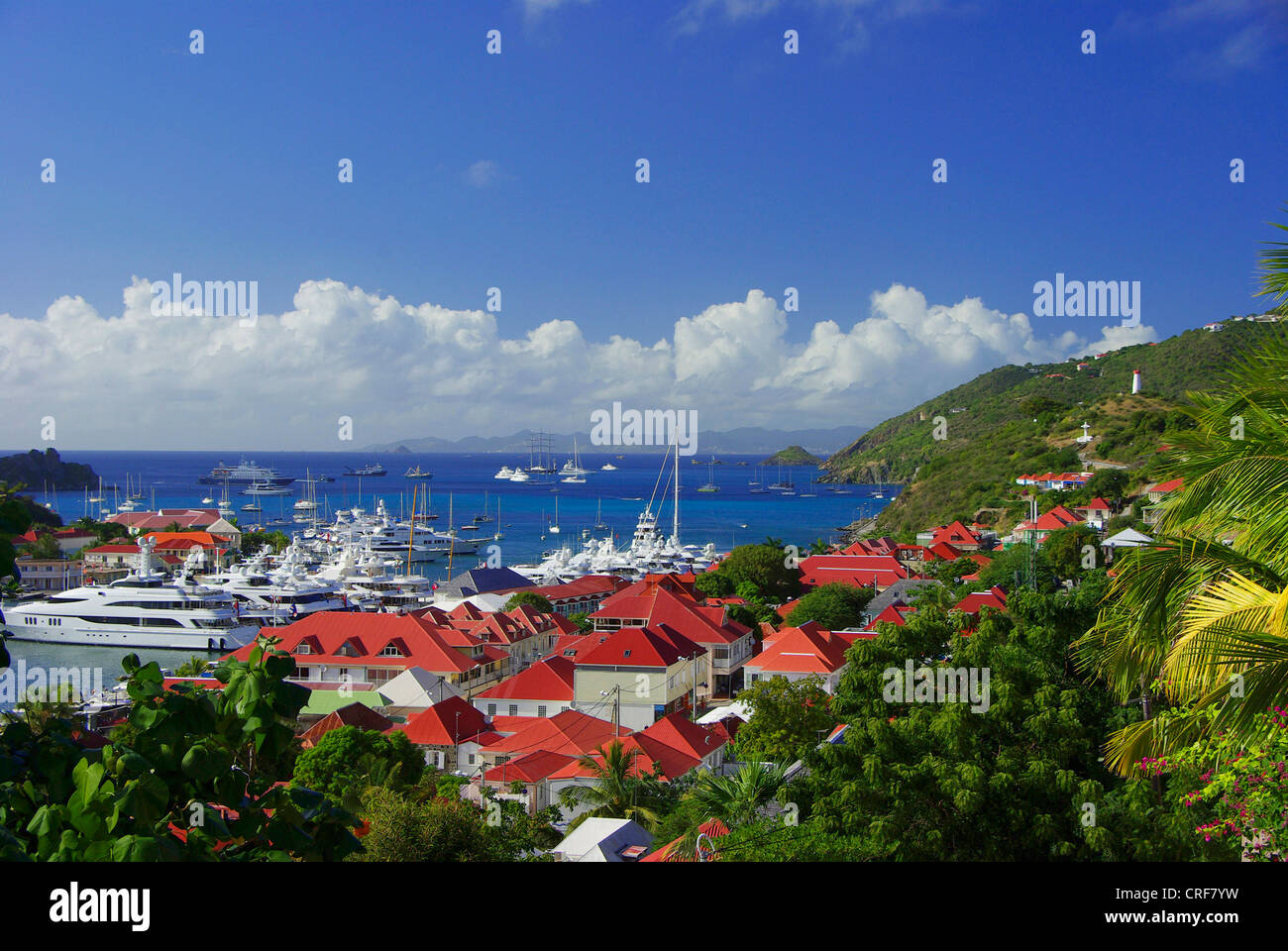 St. Barth, Gustavia, Franzoesiche Antillen, Saint Barth lmy Stockfoto