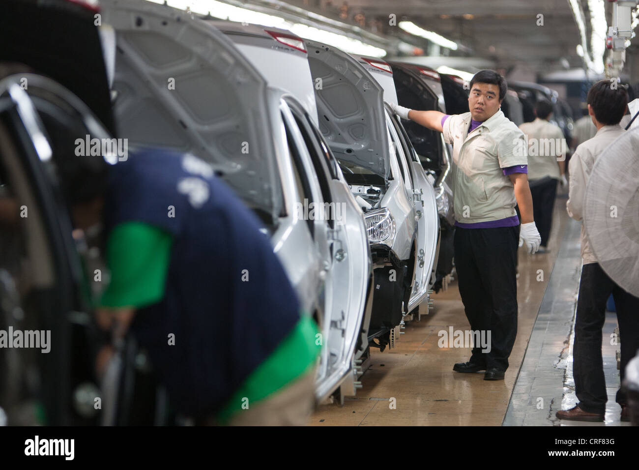 Beijing Hyundai Nr. 1 Automobilfabrik in Peking, China Stockfoto