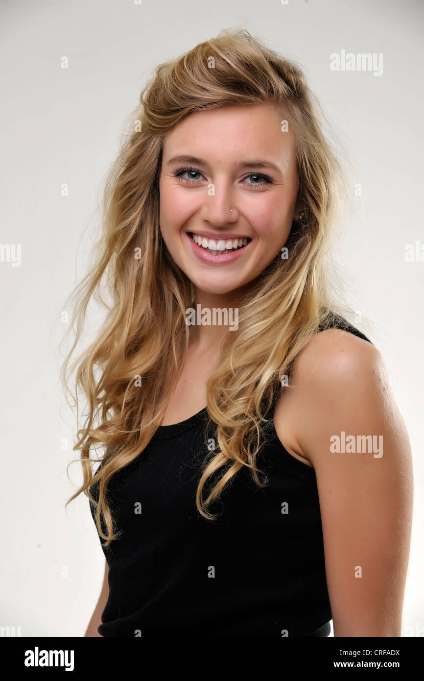 Porträt der jungen Frau Stockfoto