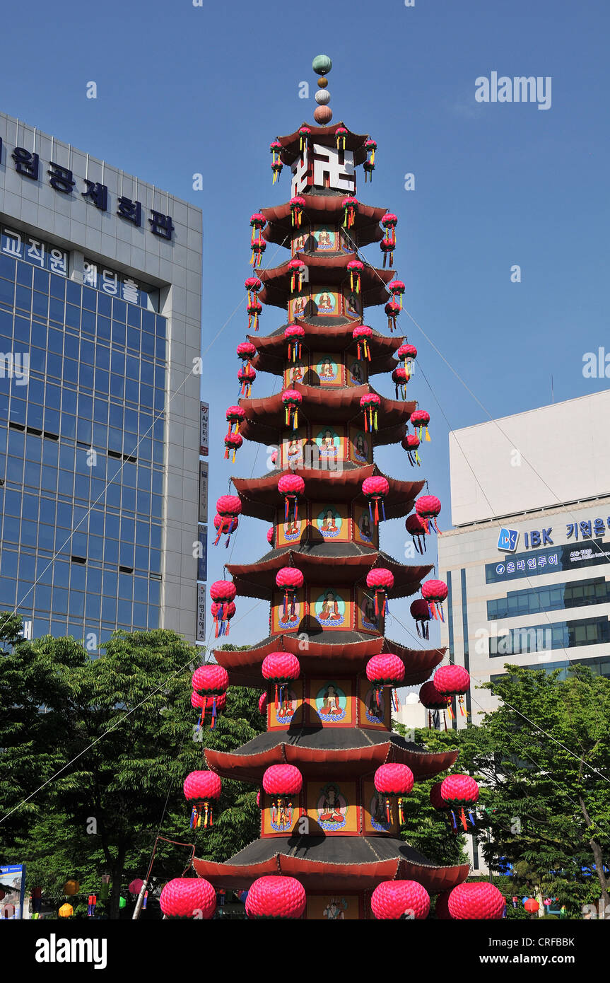 Tempel, Busan, Süd Korea Asien Stockfoto