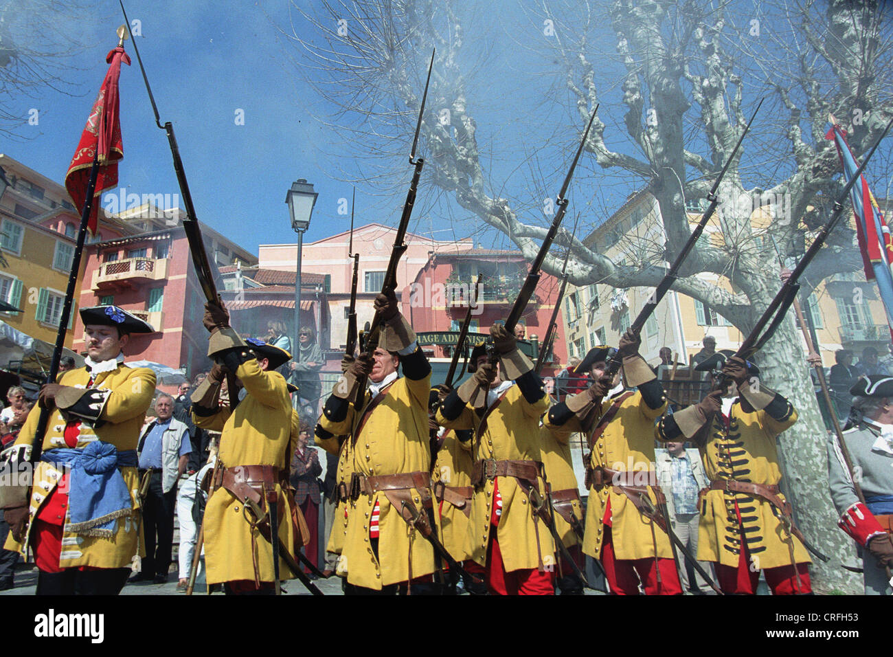 Nizza, Frankreich, Streetparade Stockfoto