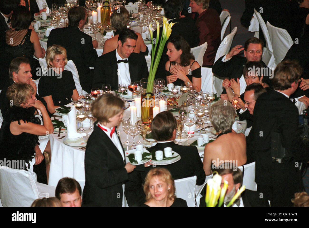 Berlin, Deutschland, Prominente auf die Bundesrepublik Presse Ball 1999 Stockfoto