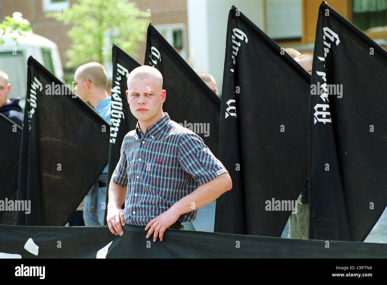 Berlin, Deutschland, NPD-demonstration Stockfoto