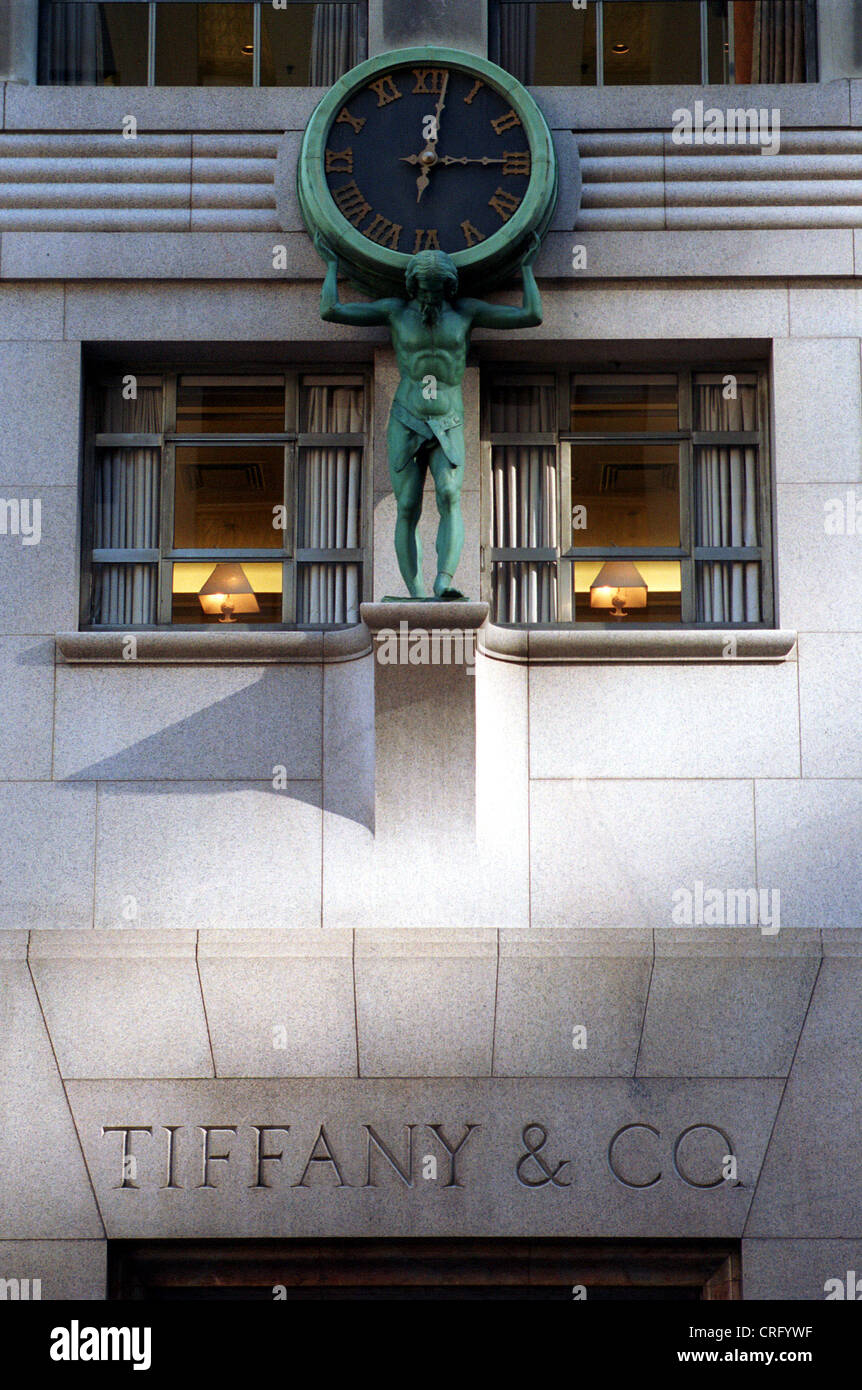 New York, USA, Tiffany Fifth Avenue Stockfoto