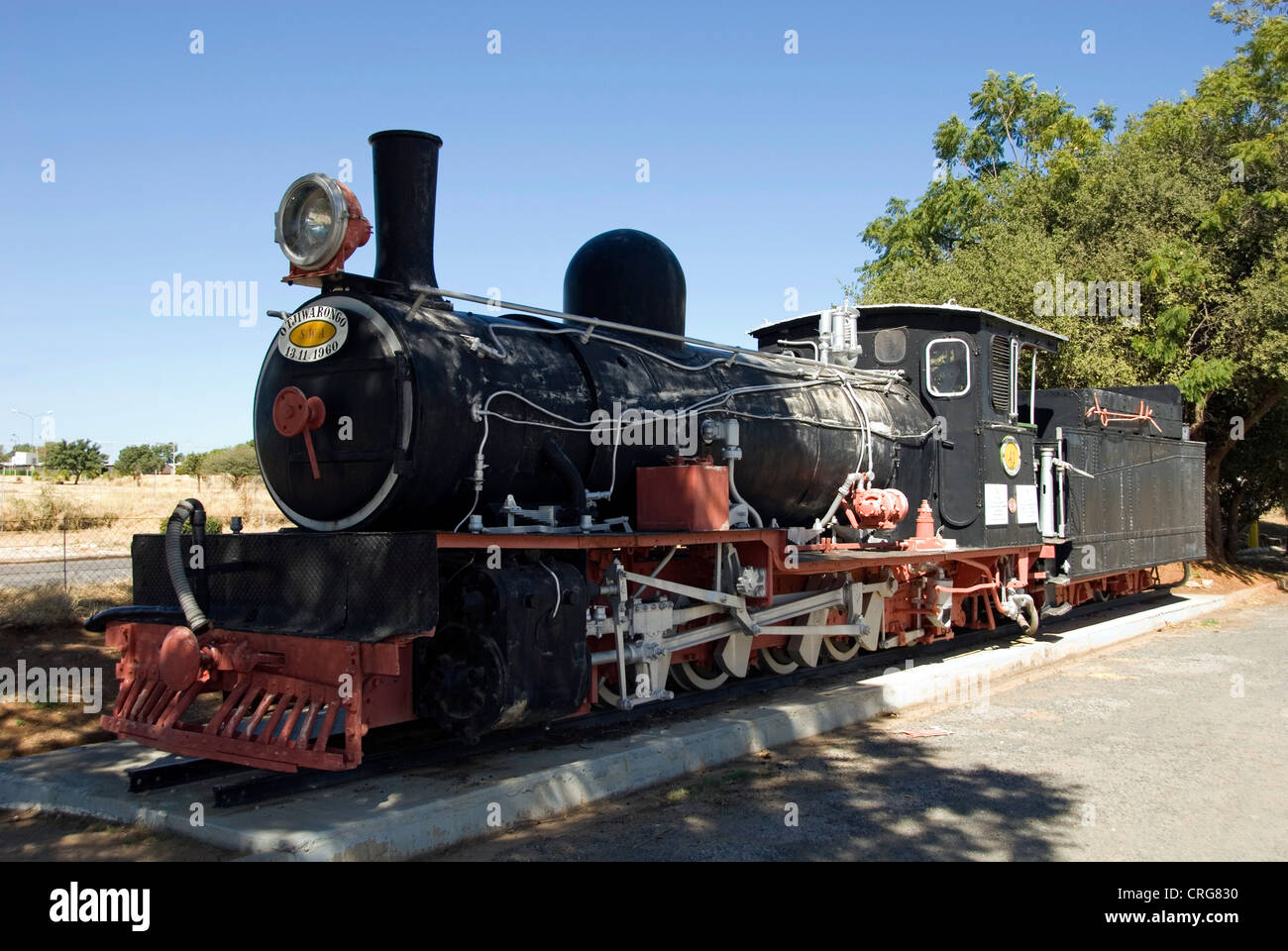 Dampflokomotive Nr. 41 von 1912, Namibia, Otjiwarongo Stockfoto