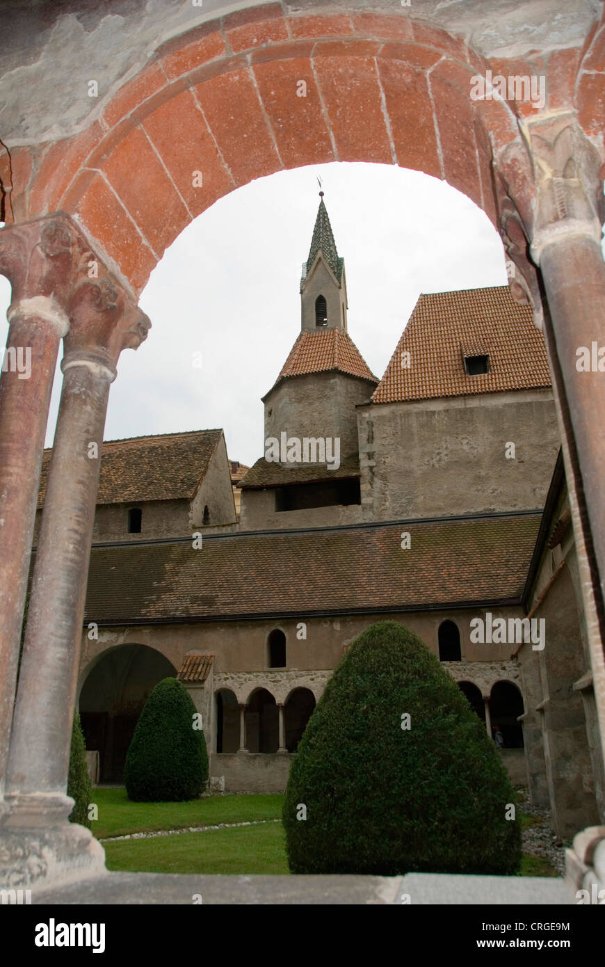 Kreuz-Mantel, Arkaden, Liebfrauenkirche, Italien, Trentino-Suedtirol, Brixen Stockfoto