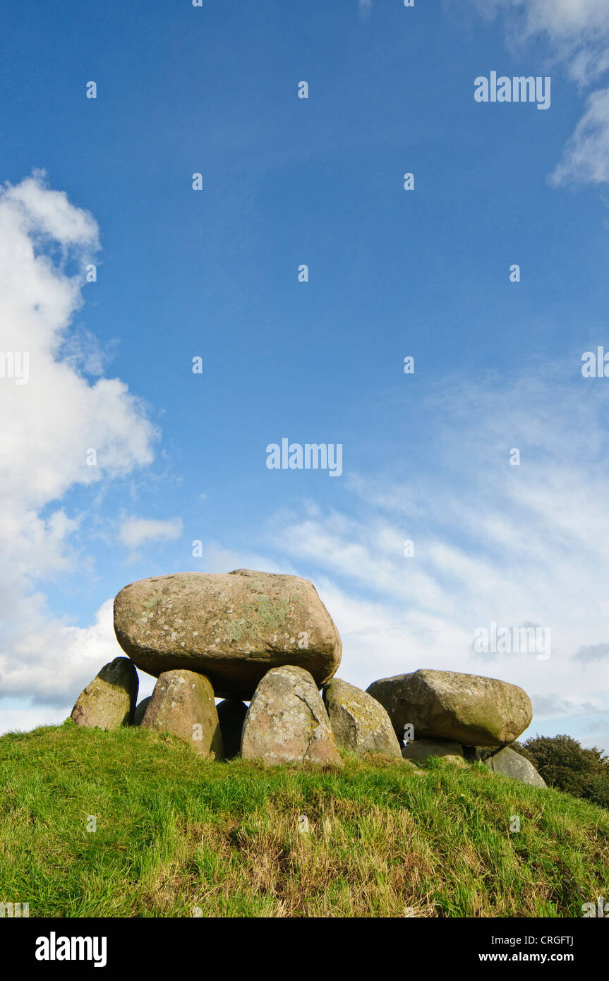 Dolmen auf Moen Island, Dänemark, Moen Stockfoto