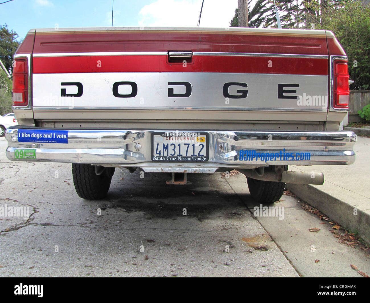 Großen Pick-up Auto, Marke Dodge, USA, Kalifornien, Santa Cruz Stockfoto