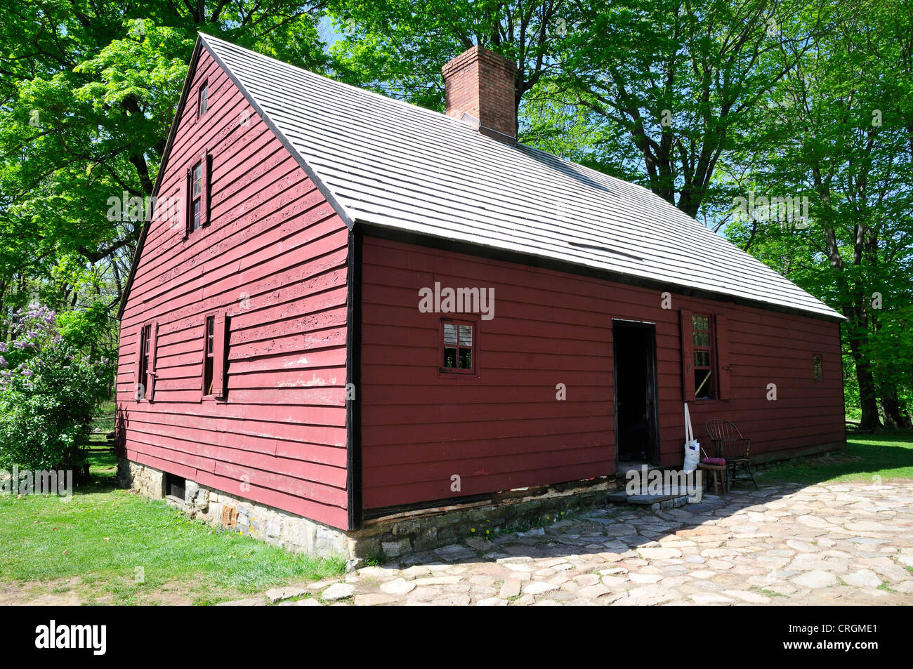 Der Docht Haus bei Hollow Jockey in Morristown National Historical Park Stockfoto