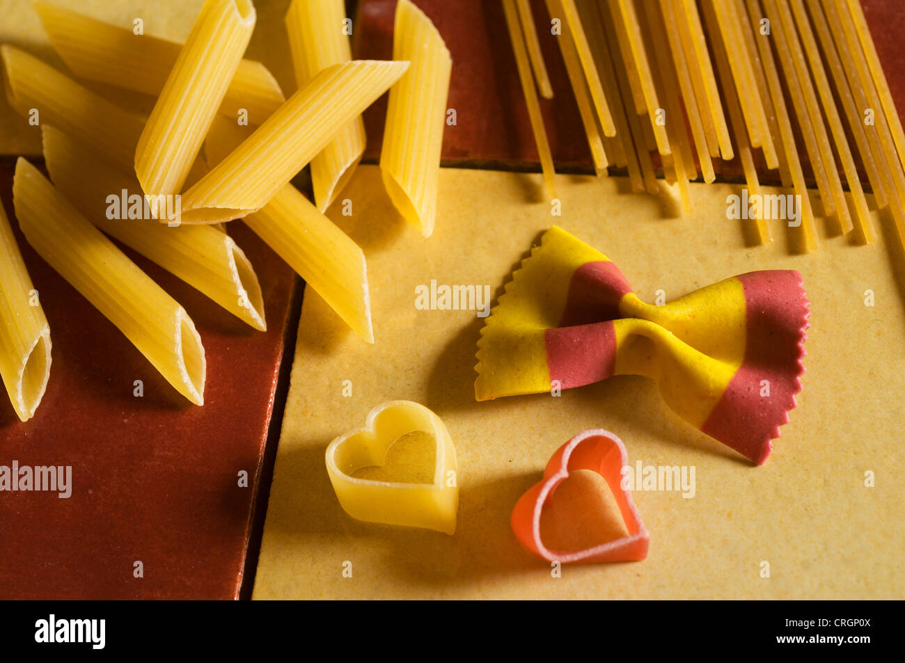 Pasta aus Italien Stockfoto
