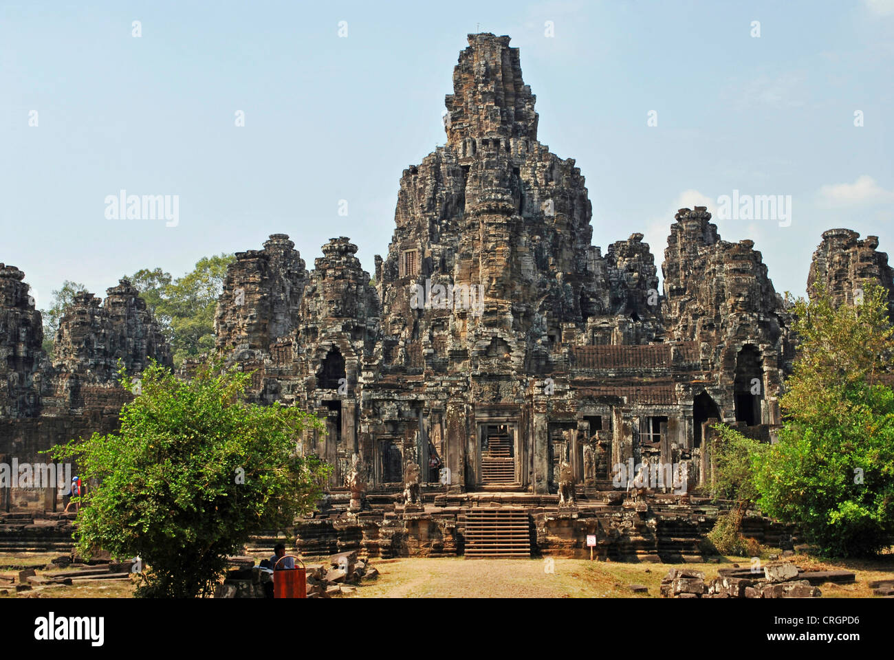Tempelbezirk von Angkor Wat, Angkor Thom, Banyon Tempel, Kambodscha Stockfoto