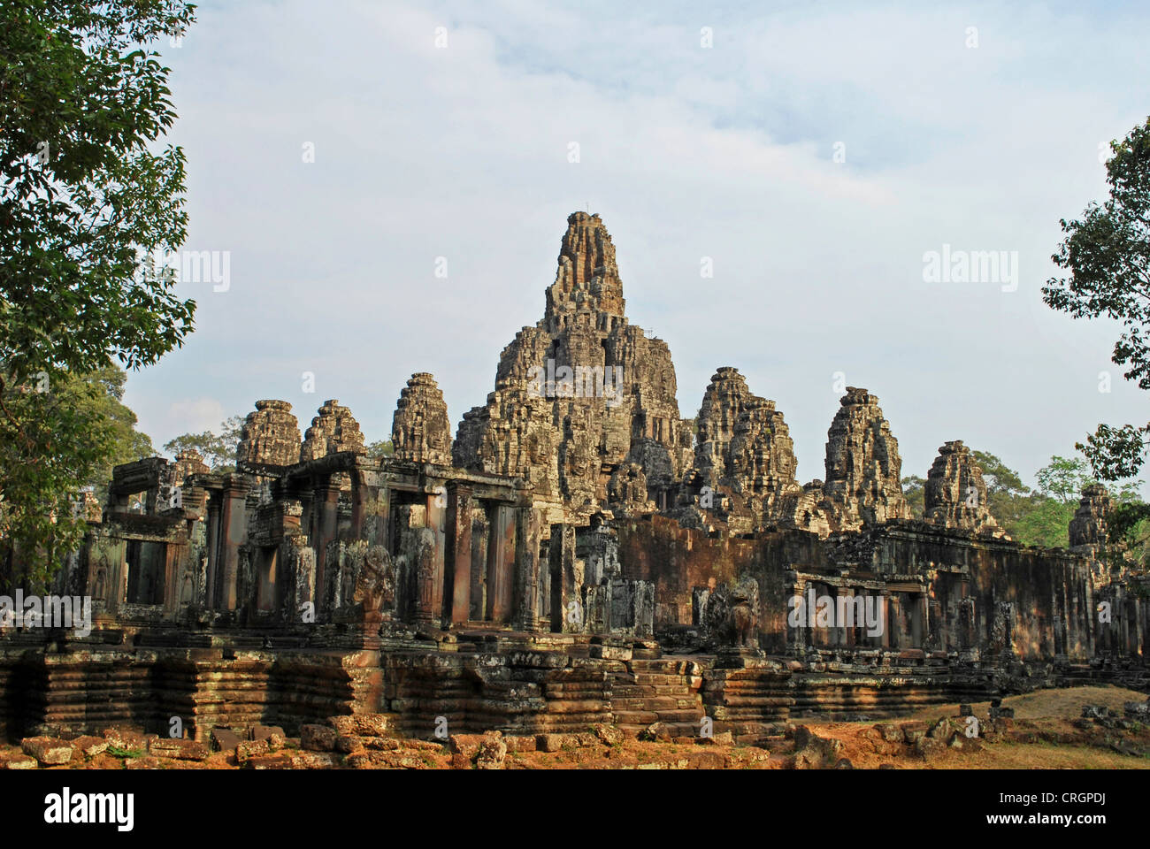 Khmer Tempelbezirk von Angkor Wat, Angkor Thom, Banyon Tempel, Kambodscha Stockfoto