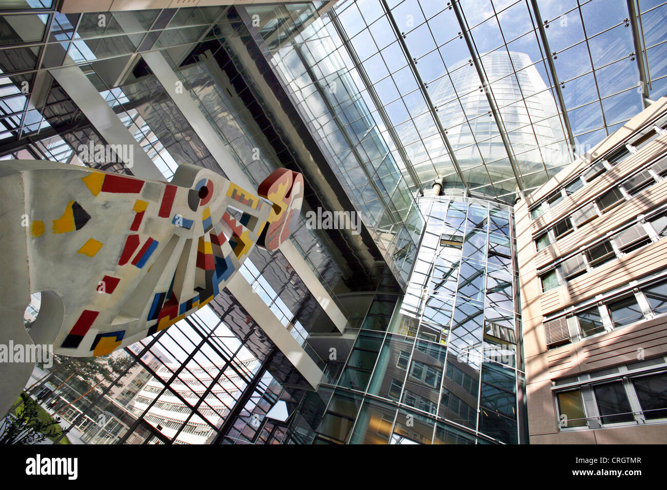 Lobby im Dreieck Köln, Deutschland, Nordrhein-Westfalen, Deutz, Köln Stockfoto