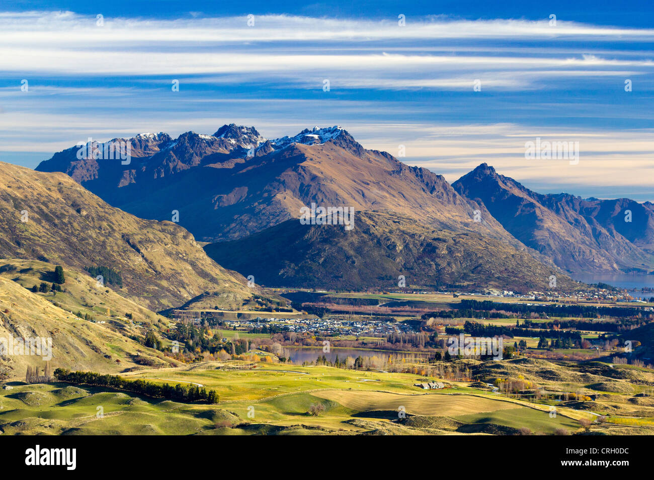 Landschaft über Queenstown, Neuseeland 17 Stockfoto