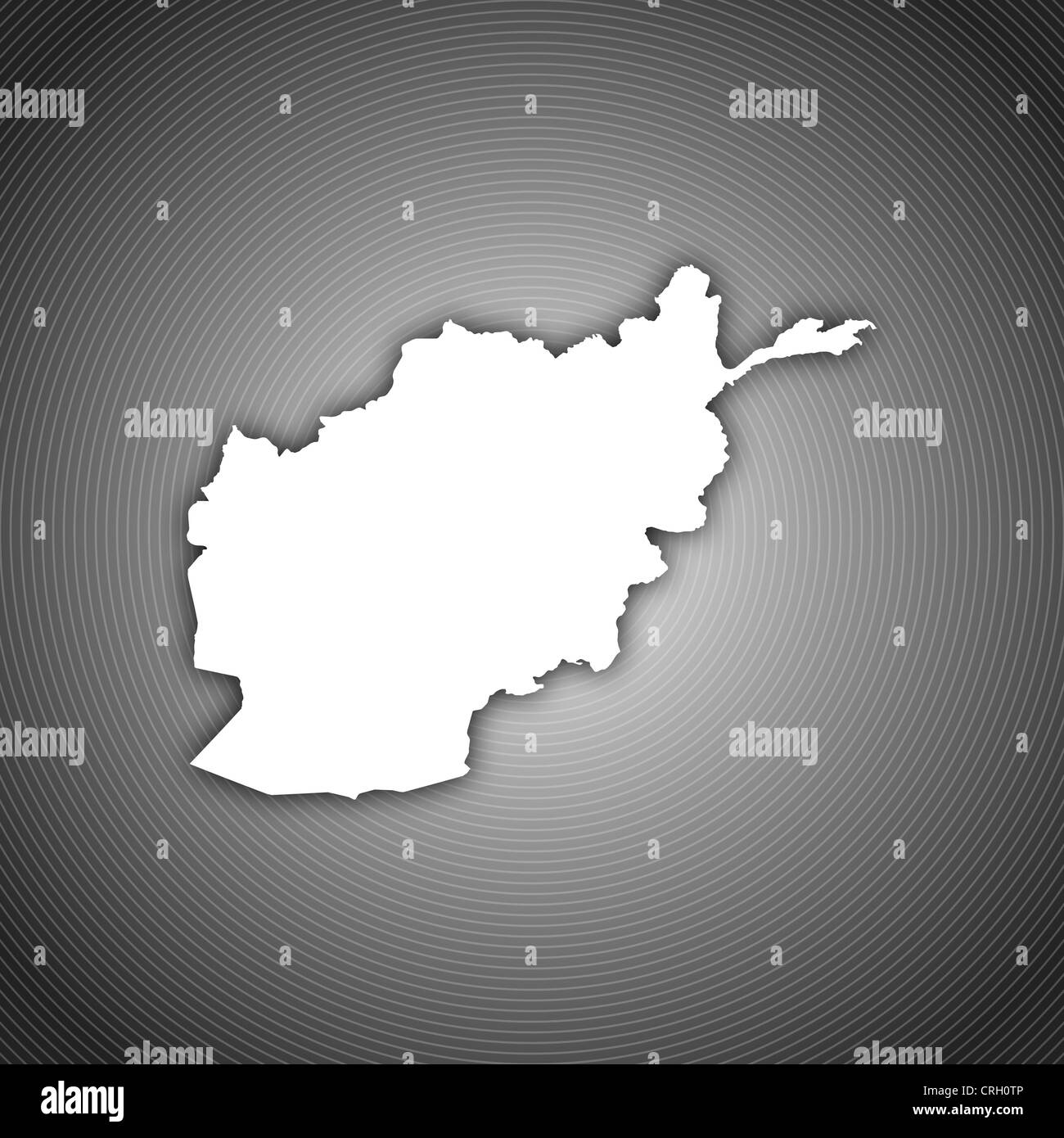 Politische Karte von Afghanistan mit mehreren Provinzen Stockfotografie ...