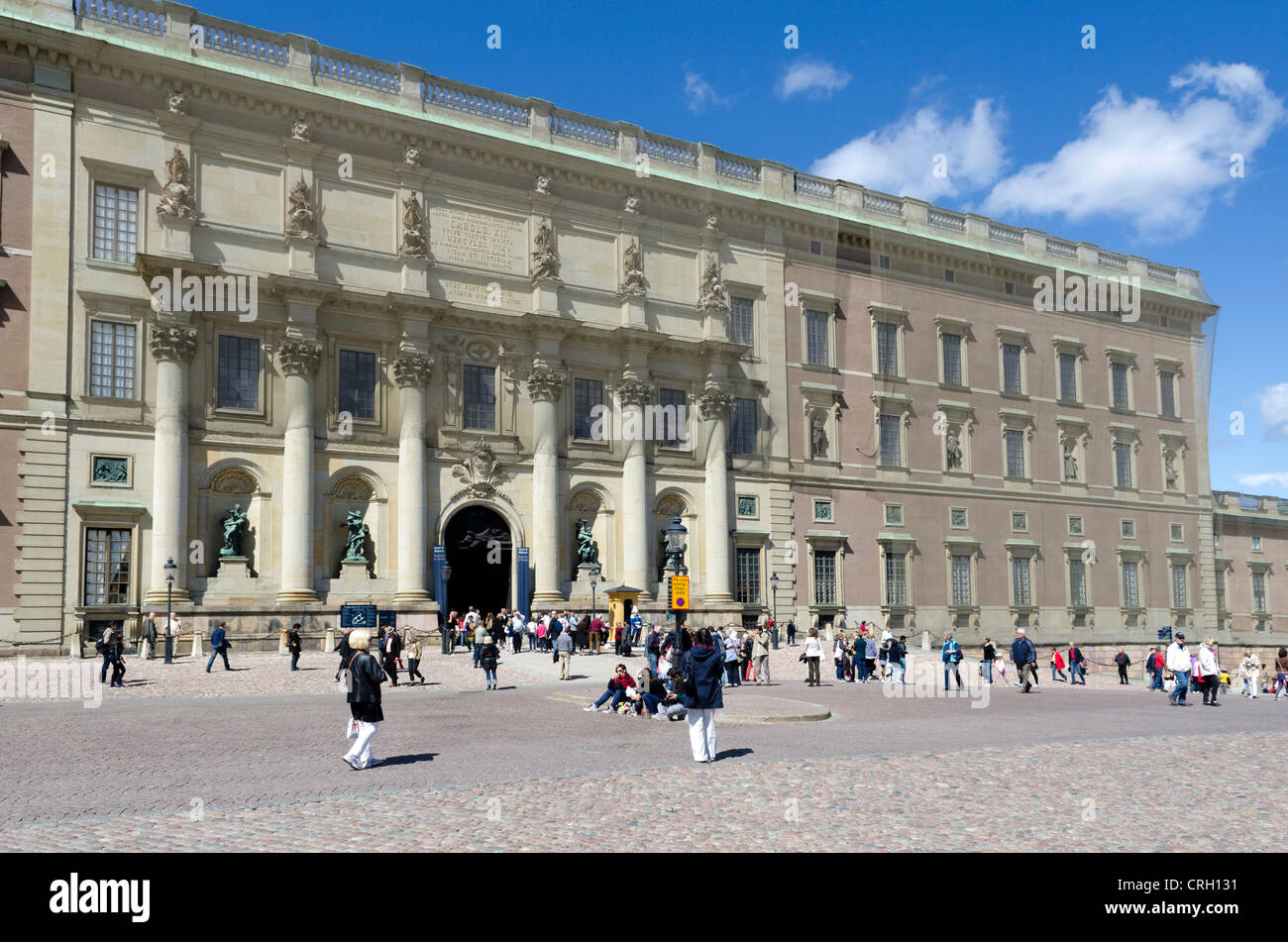 Königlicher Palast, Stockholm, Schweden Stockfoto