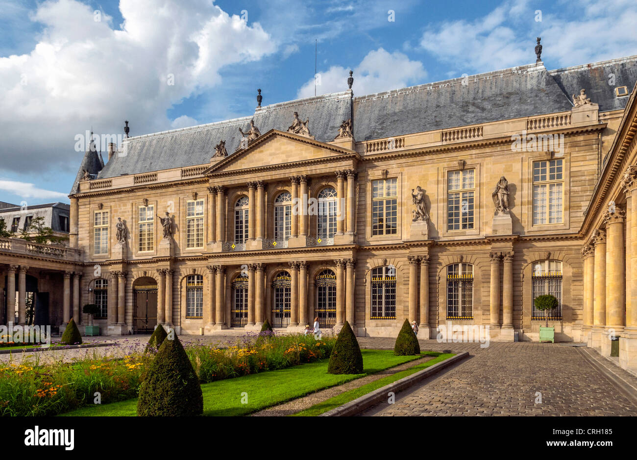 Nationale Archive oder Archives Nationales, aka das Gebäude Hotel de Soubise, Paris, Frankreich Stockfoto