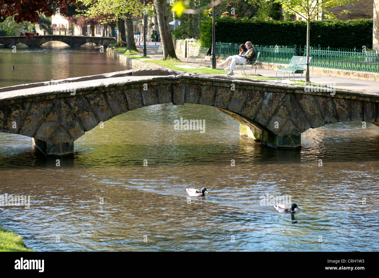 Bourton-on-the-Water, Gloucestershire, England, UK Stockfoto