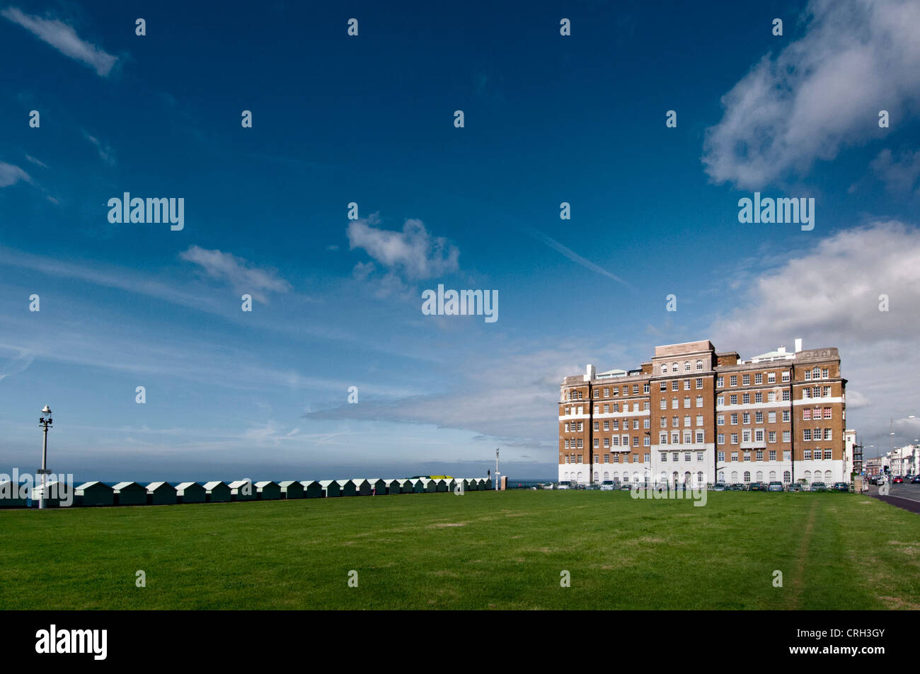 Hove Rasen in Hove, East Sussex. Stockfoto