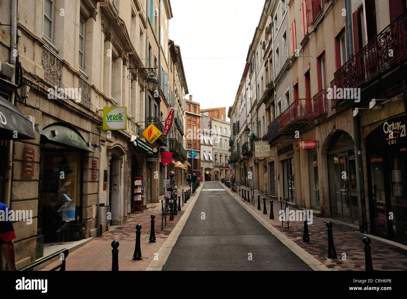 Französische Stadt Stockfoto